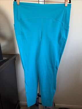 lululemon athletica Bright Turquoise High-Waist Leggings, 28 inch inseam